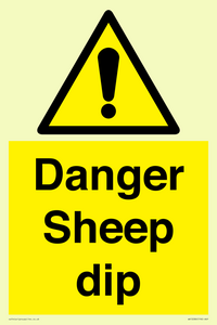 Danger Sheep dip